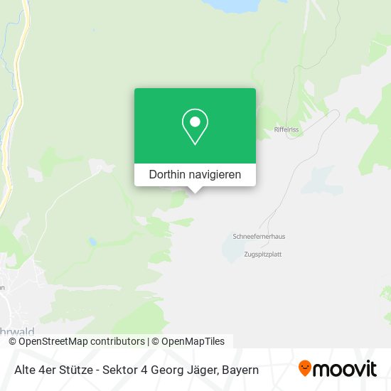 Alte 4er Stütze - Sektor 4 Georg Jäger Karte