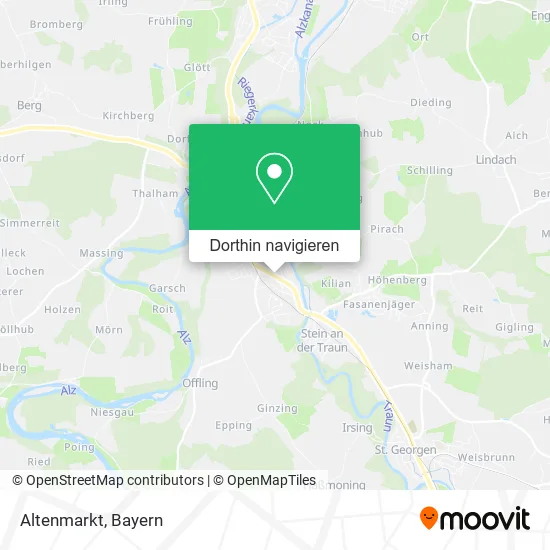 Altenmarkt Karte