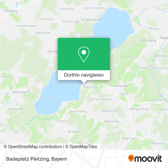 Badeplatz Pietzing Karte