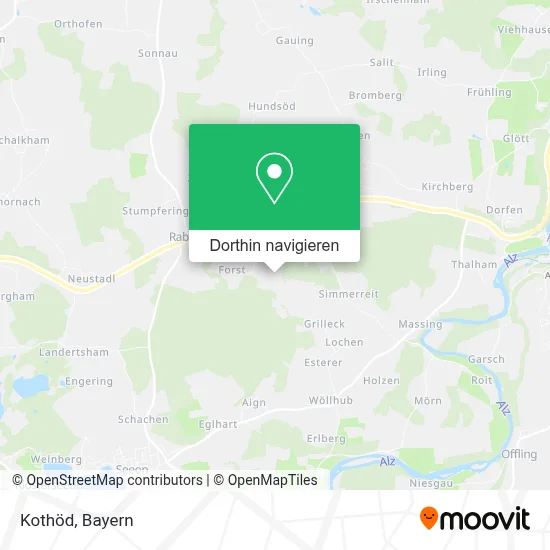 Kothöd Karte