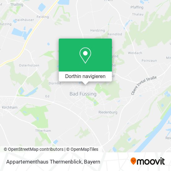 Appartementhaus Thermenblick Karte