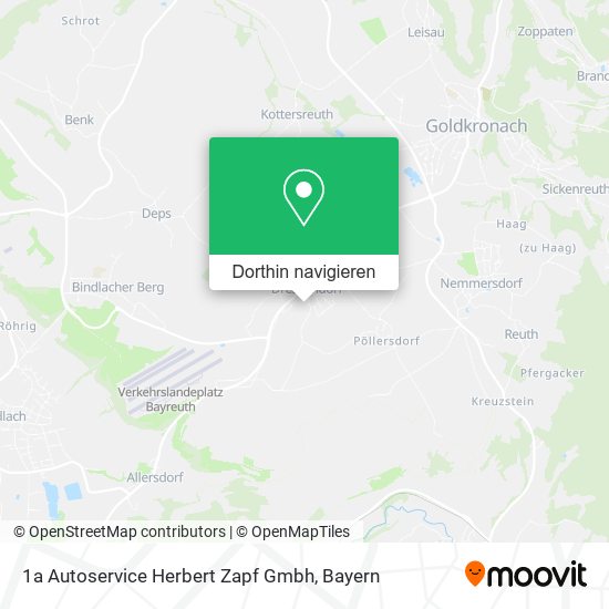 1a Autoservice Herbert Zapf Gmbh Karte