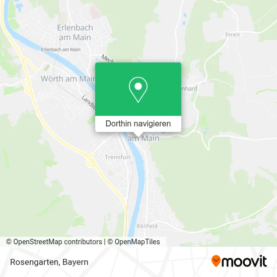 Rosengarten Karte