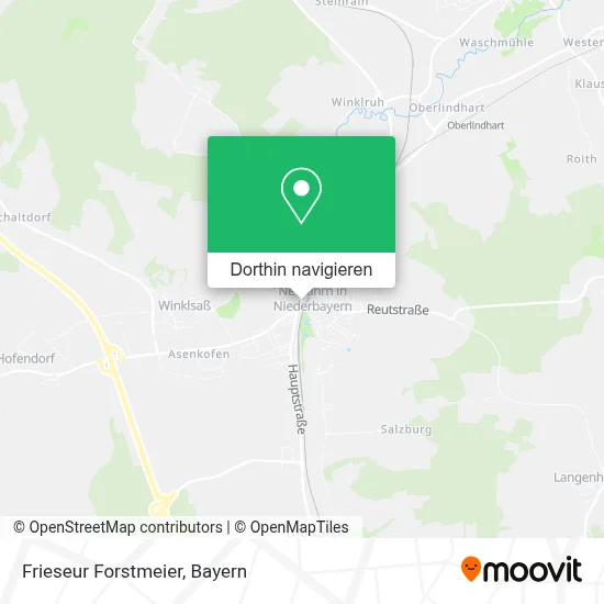 Frieseur Forstmeier Karte