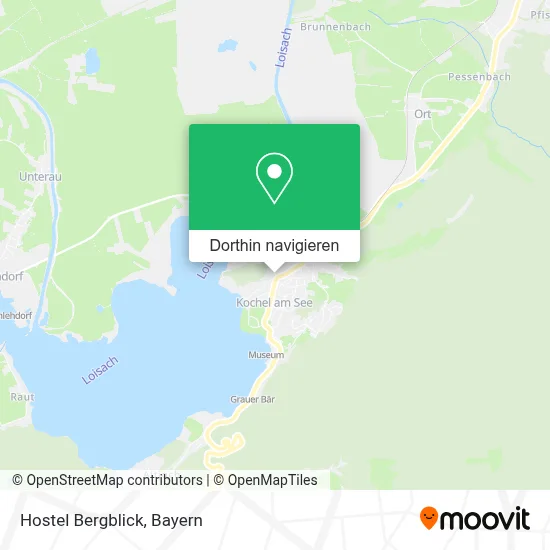 Hostel Bergblick Karte