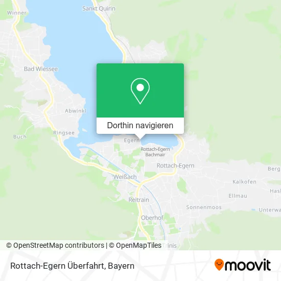 Rottach-Egern Überfahrt Karte