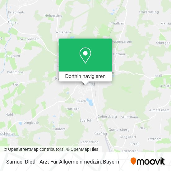 Samuel Dietl - Arzt Für Allgemeinmedizin Karte