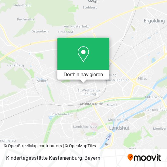 Kindertagesstätte Kastanienburg Karte