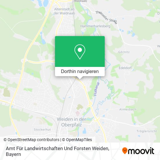 Amt Für Landwirtschaften Und Forsten Weiden Karte
