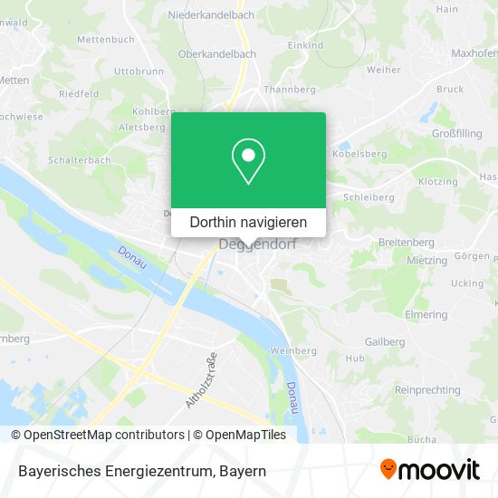 Bayerisches Energiezentrum Karte