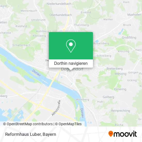 Reformhaus Luber Karte