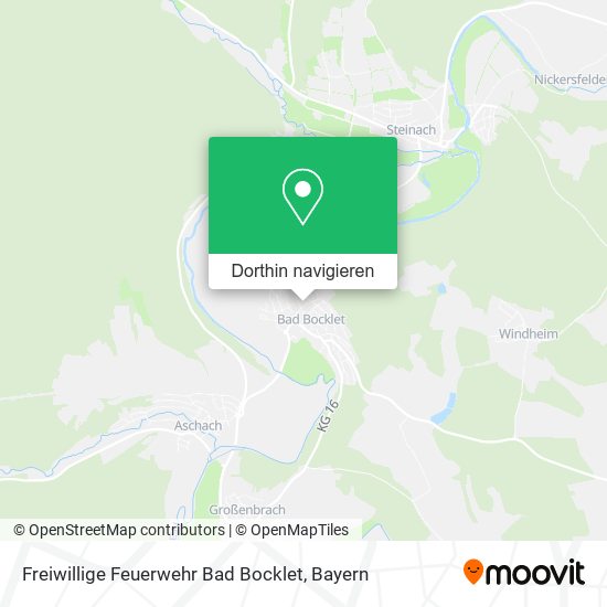 Freiwillige Feuerwehr Bad Bocklet Karte
