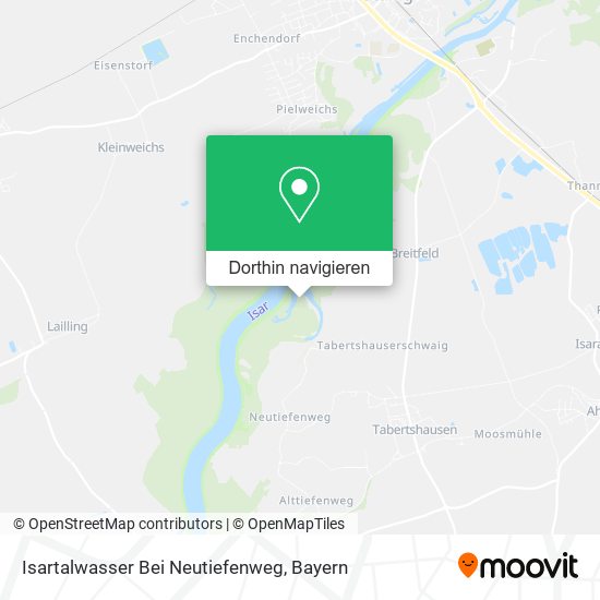 Isartalwasser Bei Neutiefenweg Karte