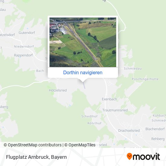 Flugplatz Arnbruck Karte