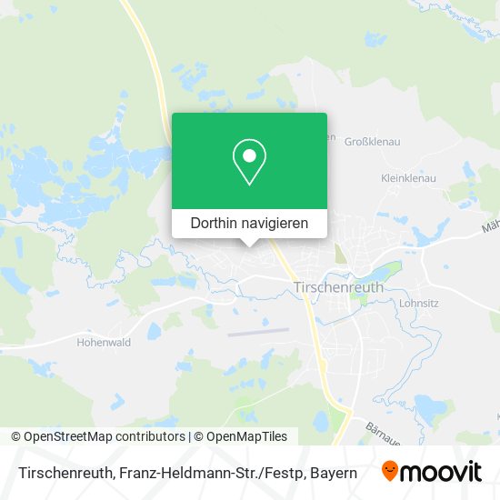 Tirschenreuth, Franz-Heldmann-Str. / Festp Karte