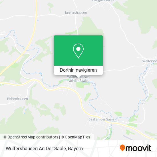 Wülfershausen An Der Saale Karte
