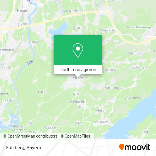 Sulzberg Karte