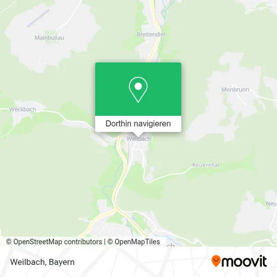 Weilbach Karte