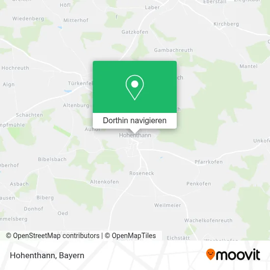 Hohenthann Karte