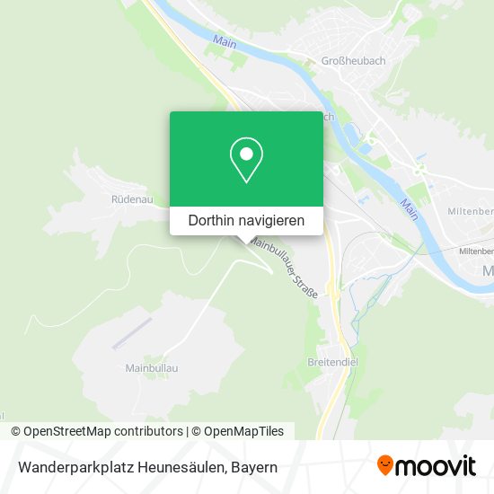 Wanderparkplatz Heunesäulen Karte