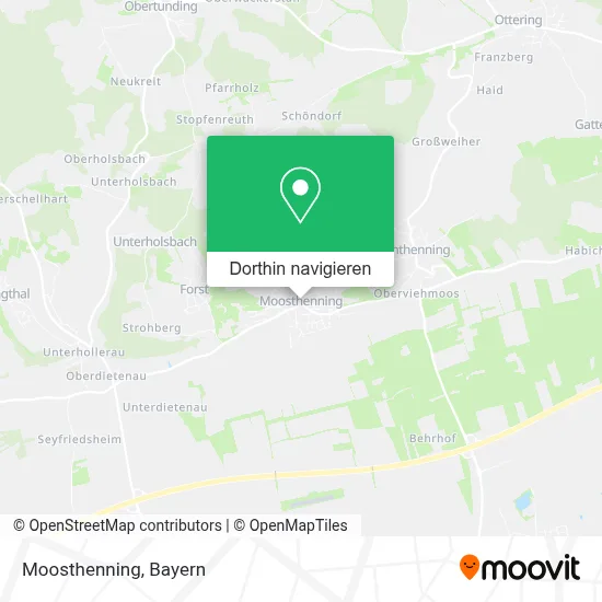 Moosthenning Karte