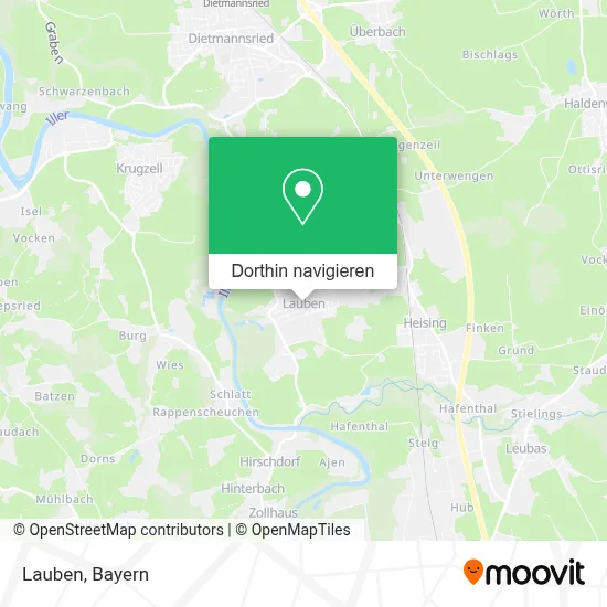Lauben Karte