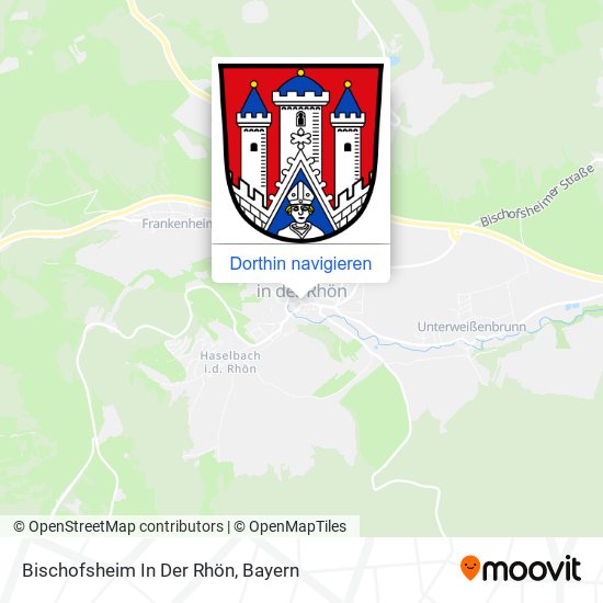 Bischofsheim In Der Rhön Karte