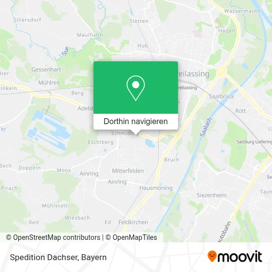 Spedition Dachser Karte