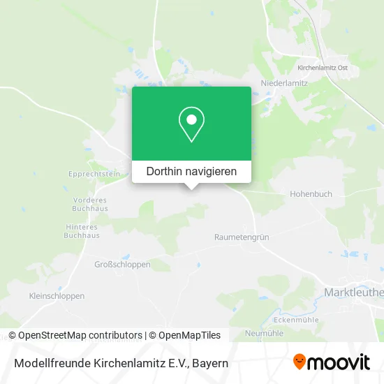 Modellfreunde Kirchenlamitz E.V. Karte