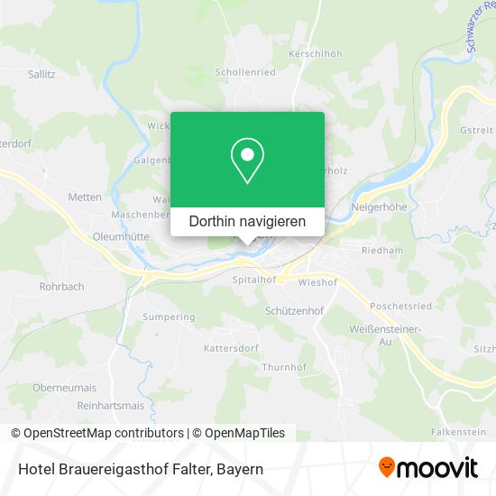 Hotel Brauereigasthof Falter Karte