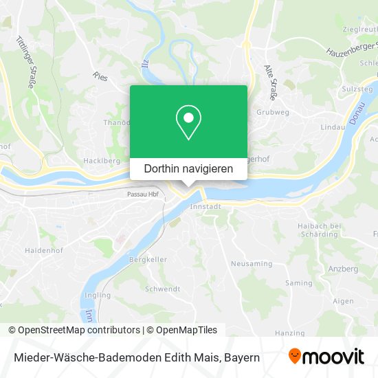 Mieder-Wäsche-Bademoden Edith Mais Karte