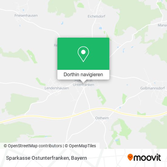 Sparkasse Ostunterfranken Karte