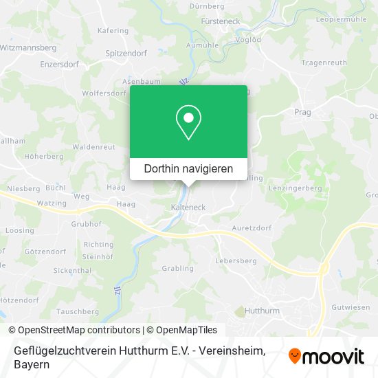 Geflügelzuchtverein Hutthurm E.V. - Vereinsheim Karte