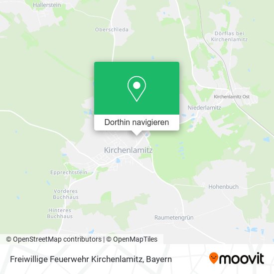 Freiwillige Feuerwehr Kirchenlamitz Karte