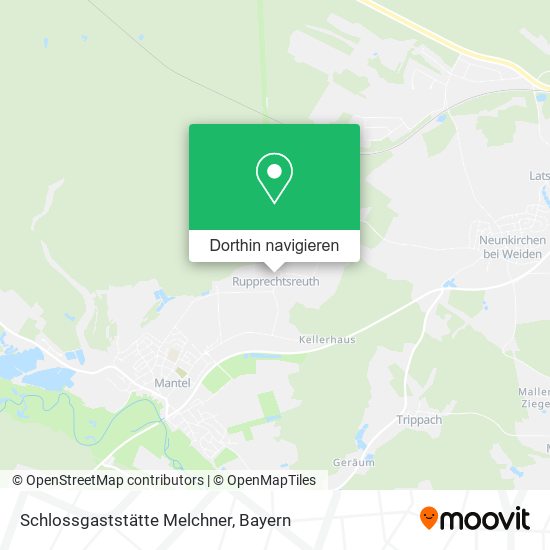Schlossgaststätte Melchner Karte