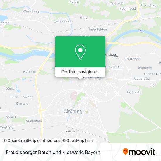 Freudlsperger Beton Und Kieswerk Karte