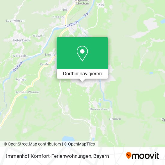 Immenhof Komfort-Ferienwohnungen Karte