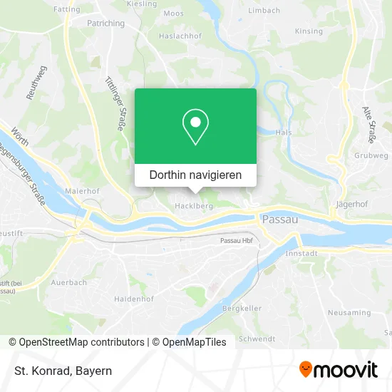 St. Konrad Karte