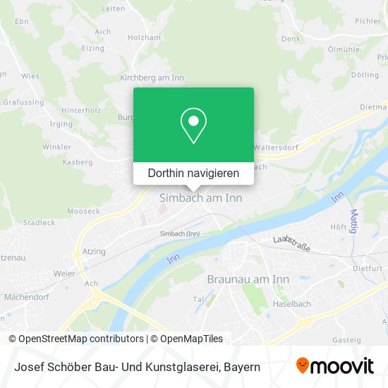Josef Schöber Bau- Und Kunstglaserei Karte