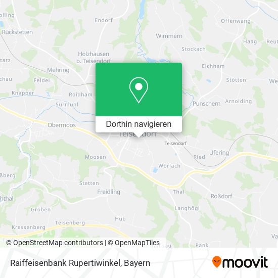 Raiffeisenbank Rupertiwinkel Karte