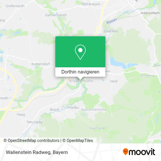 Wallenstein Radweg Karte