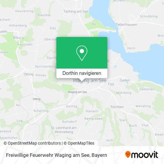 Freiwillige Feuerwehr Waging am See Karte