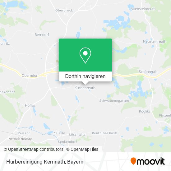 Flurbereinigung Kemnath Karte