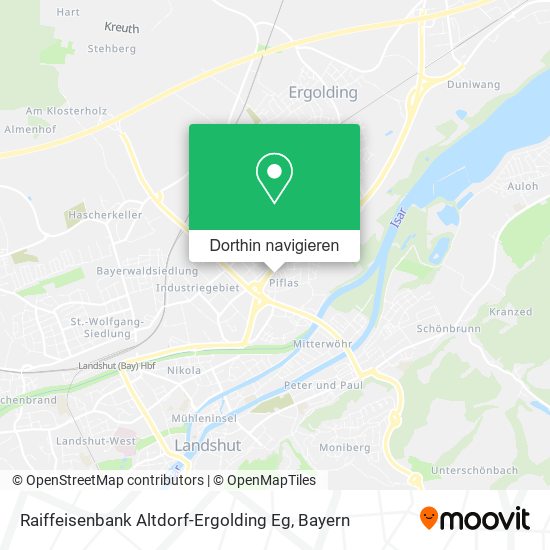 Raiffeisenbank Altdorf-Ergolding Eg Karte