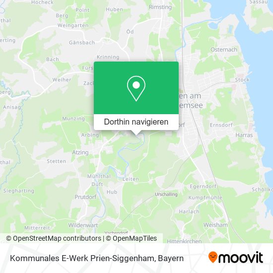 Kommunales E-Werk Prien-Siggenham Karte