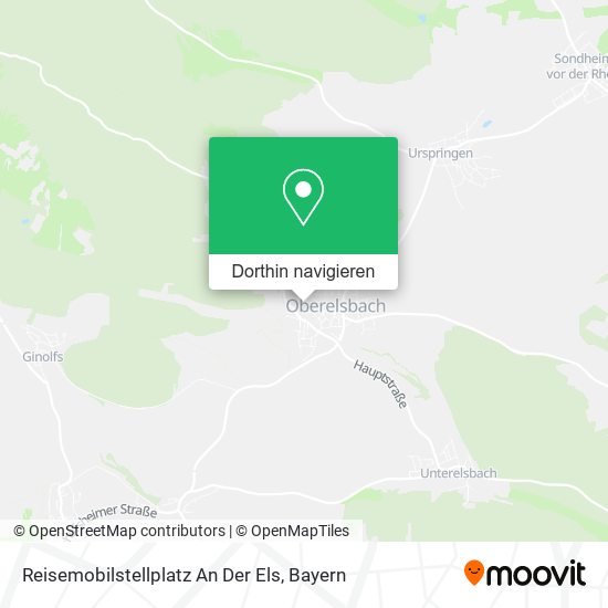 Reisemobilstellplatz An Der Els Karte