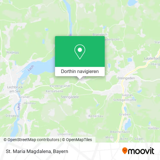 St. Maria Magdalena Karte