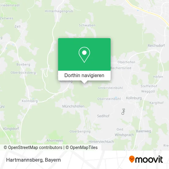 Hartmannsberg Karte