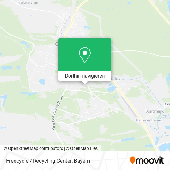 Freecycle / Recycling Center Karte