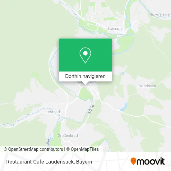 Restaurant-Cafe Laudensack Karte